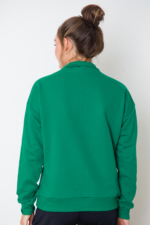 Liza Half Zip, Green