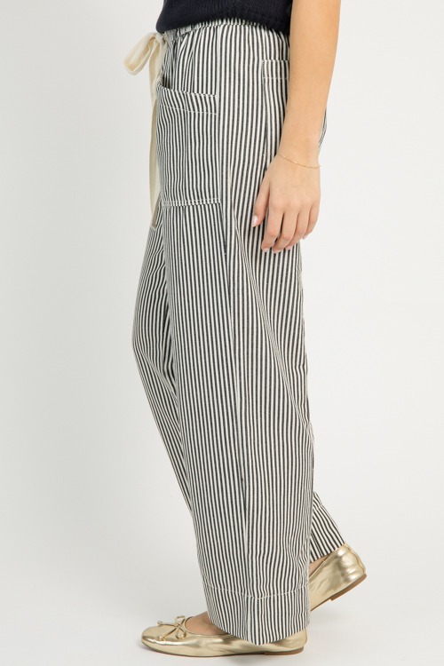 Gia Stripe Pants, Black/Off White - 1110-55h.jpg