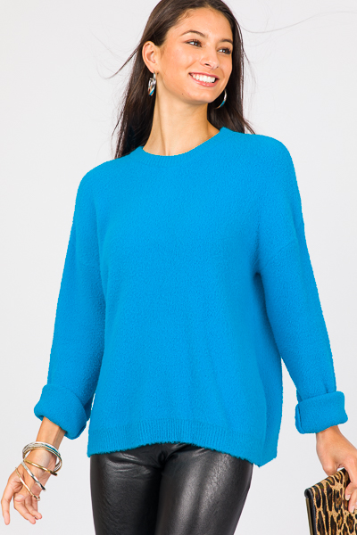 Vote Casted Sweater, Blue