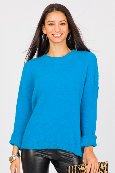 Vote Casted Sweater, Blue