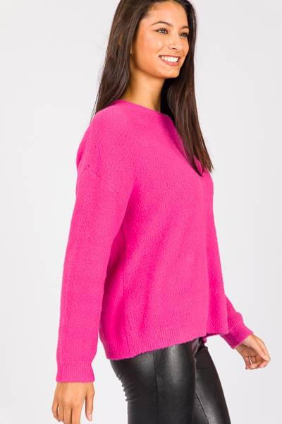 Vote Casted Sweater, Hot Pink