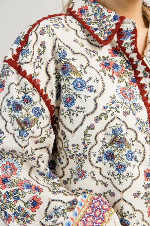 Embroidery Trim Shift Dress, Ivory - 1111-10.jpg