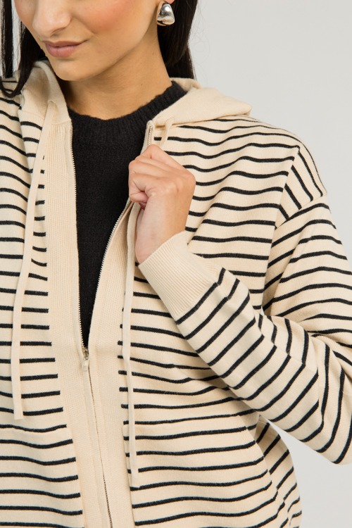 Striped Hooded Zip Jacket - 1111-111.jpg