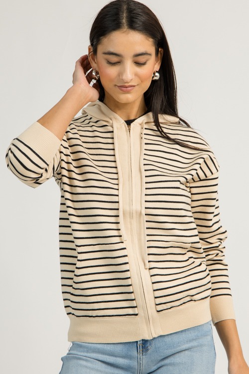 Striped Hooded Zip Jacket - 1111-114.jpg