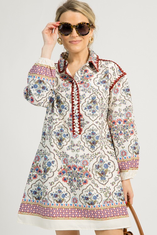 Embroidery Trim Shift Dress, Ivory - 1111-12.jpg