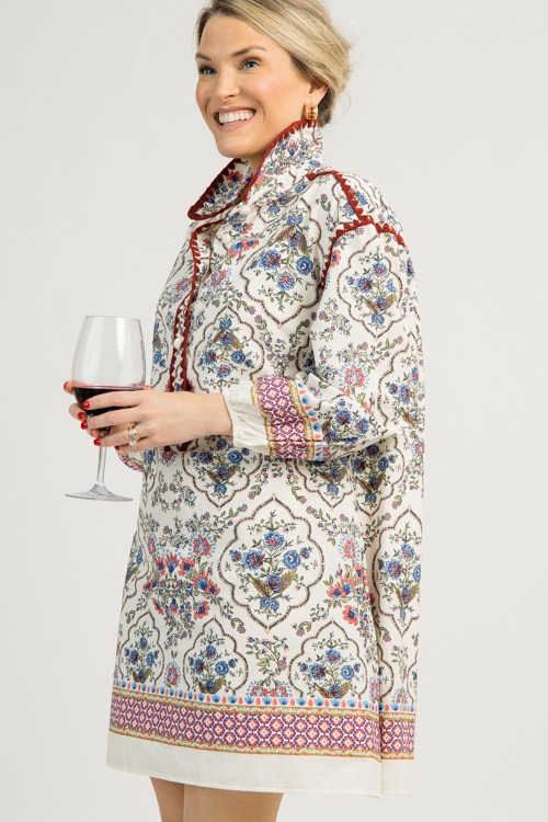 Embroidery Trim Shift Dress, Ivory - 1111-13.jpg