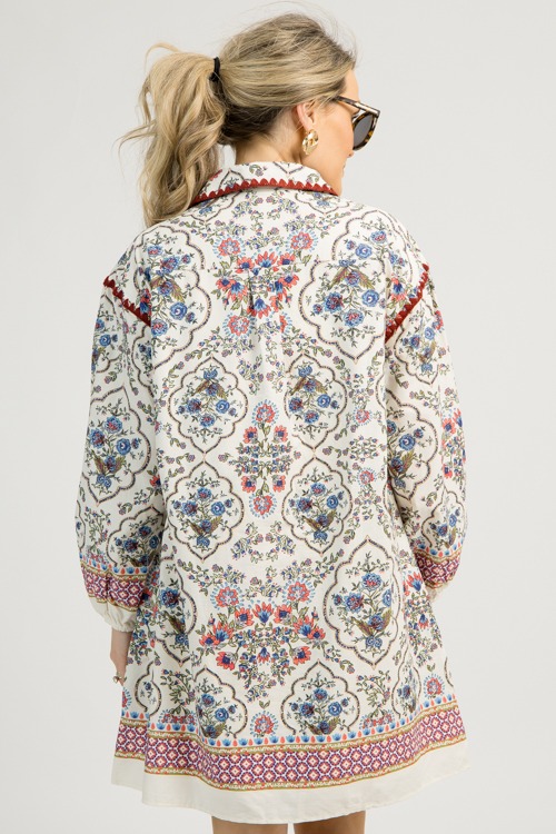 Embroidery Trim Shift Dress, Ivory - 1111-14.jpg