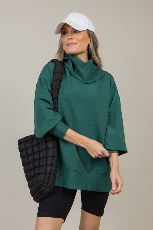 Can't Resist Zip Tunic, Forest