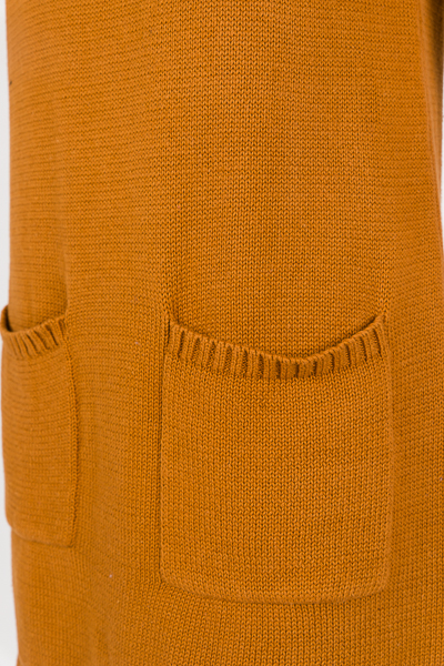 Patch Pocket Sweater Shift, Camel