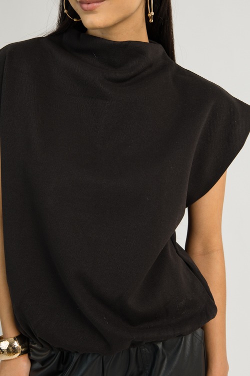 Cinch Hem Knit Top, Black - 1111-69h.jpg