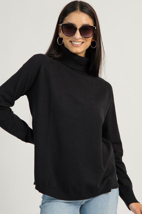 Serena Turtleneck, Black