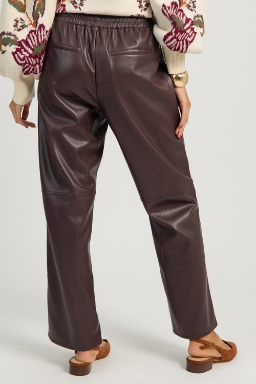 Pull-On Leather Pants, Maroon - 1112-106H.jpg