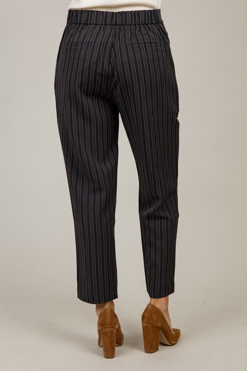 Pinstripe Pull-On Pants, Black - 1112-110.jpg