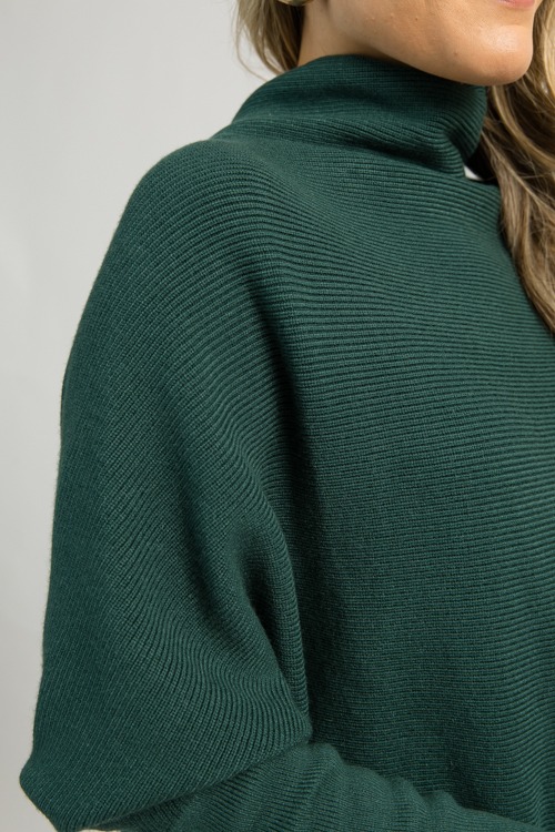 Dolman Mock Sweater, Hunter Green - 1112-41.jpg