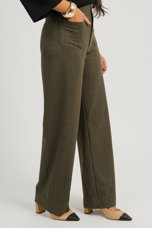 Striped Stretch Pants, Olive - 1112-58.jpg