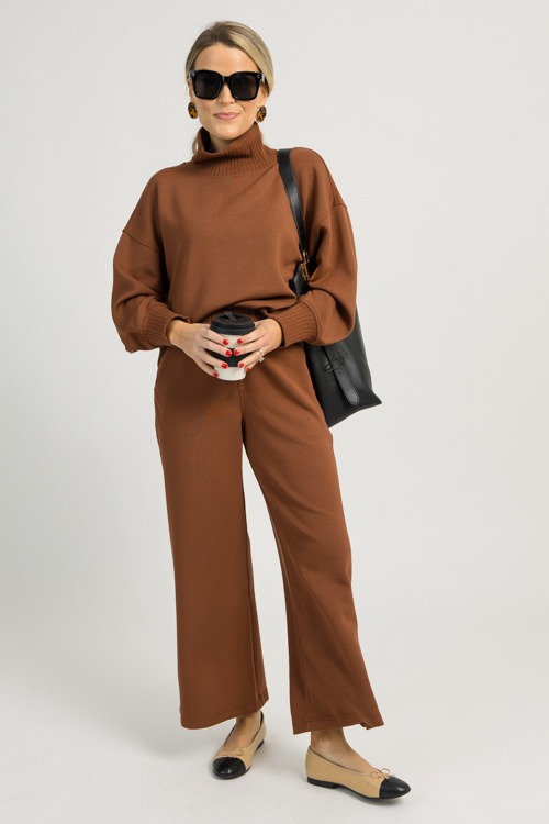 Modal Cropped Pants, Chestnut - 1112-6.jpg