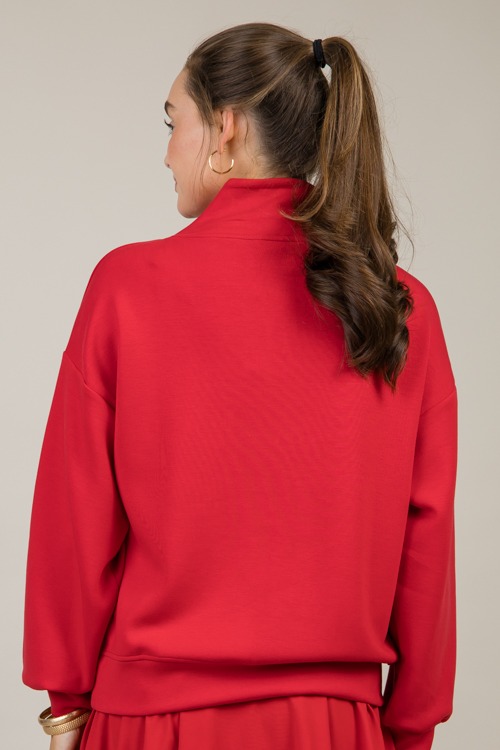 Scuba Half Zip Jacket, True Red - 1112-68.jpg