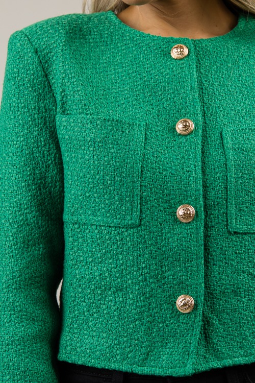 Hanna Tweed Jacket, Green - 1112-75h.jpg