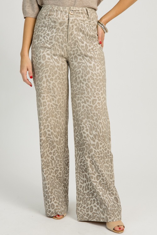 Metallic Leopard Pants, Beige - 1112-90.jpg
