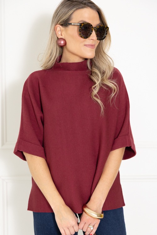 Effortlessly Chic Sweater, Burgundy - 1113-109.jpg