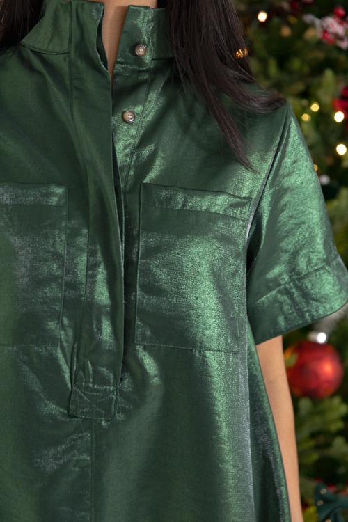 Metallic Muse Dress, Green - 1113-111.jpg