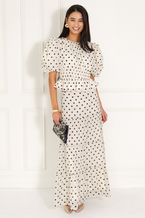 Polka Dot Blouse, Ivory/Black - 1113-44.jpg