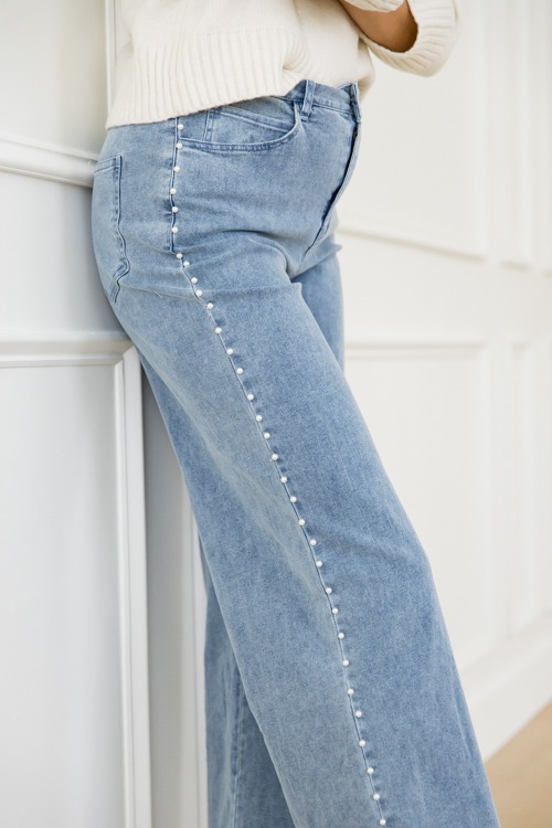 Pearl Trim Jeans