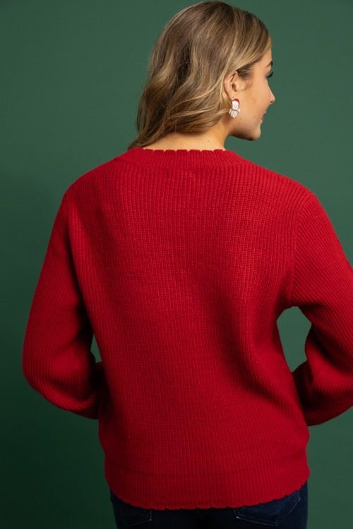 Pearl Bows Cardigan, Red - 1114-414.jpg