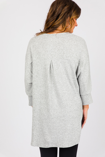 Wendy Knit Tunic, Gray