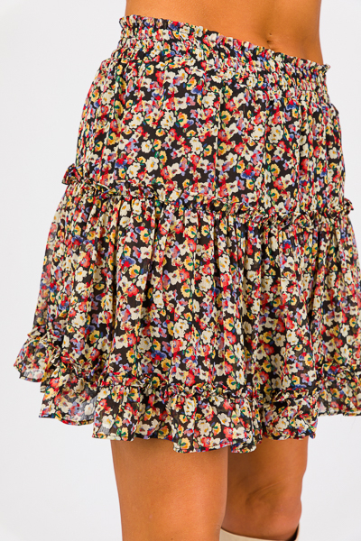 Nightfall Ditsy Floral Skirt