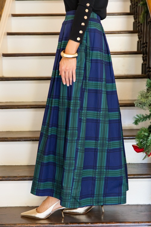 Harris Plaid Maxi Skirt, Navy G - 1115-114.jpg