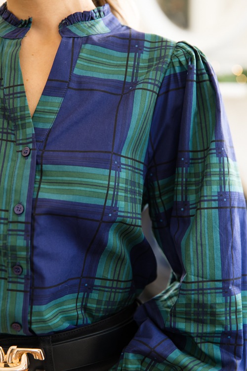 Harris Plaid Top, Navy Green - 1115-129.jpg