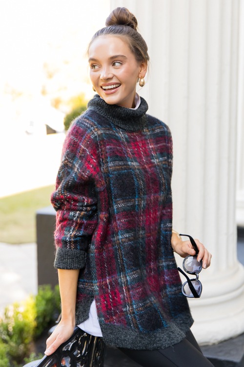 Carla Plaid Sweater, Red - 1115-52.jpg