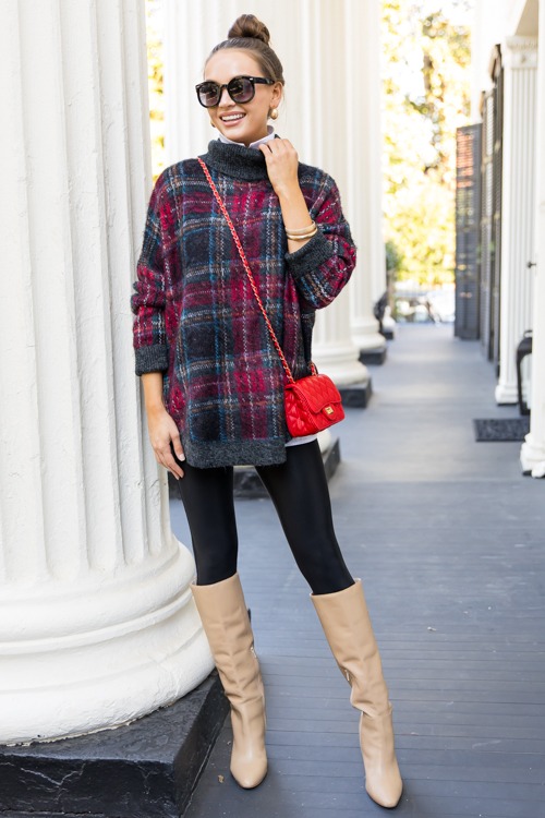 Carla Plaid Sweater, Red - 1115-54.jpg