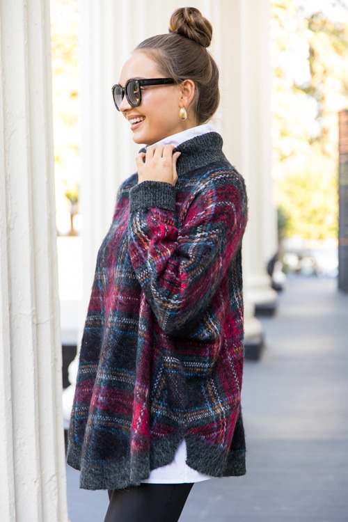 Carla Plaid Sweater, Red - 1115-56.jpg