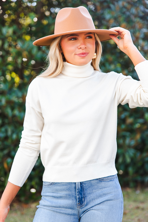 Trisha Turtleneck, Cream