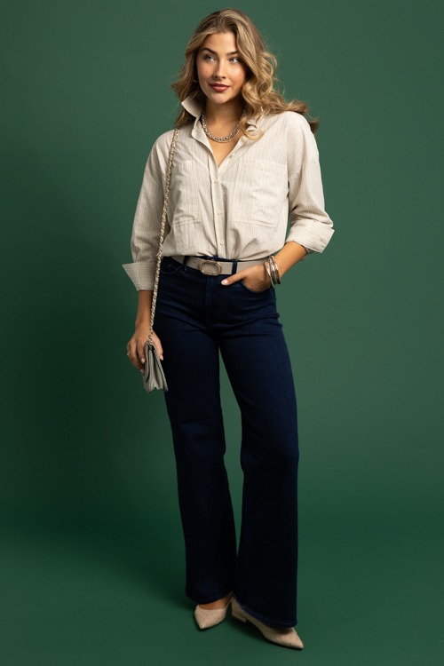 Relaxed Metallic Stripe Shirt - 1118-184.jpg