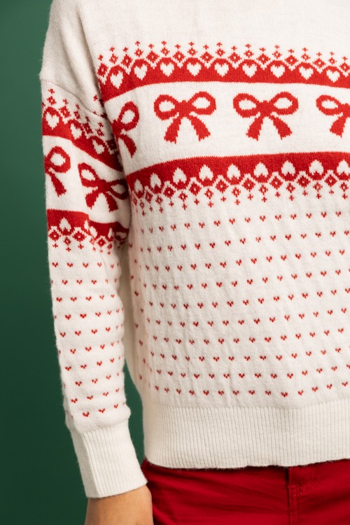 Sweetheart Bow Sweater, Cream - 1118-212.jpg