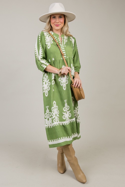 Nicki Print Midi, Green - 1118-22h.jpg