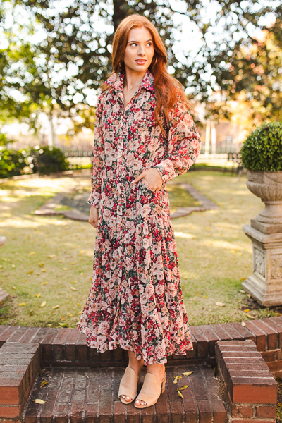 Moonlight Garden Metallic Maxi