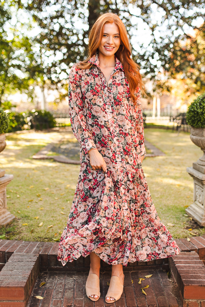 Moonlight Garden Metallic Maxi