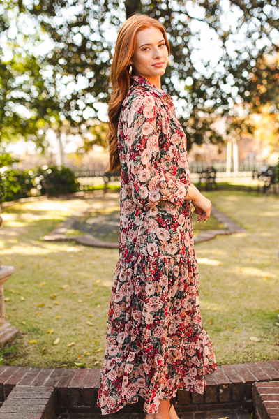 Moonlight Garden Metallic Maxi