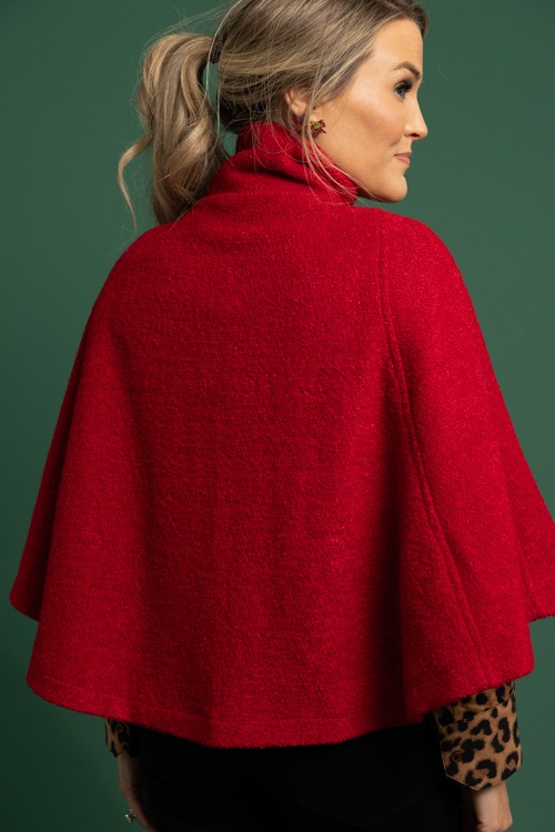 Boucle Texture Cape, Red - 1118-314.jpg