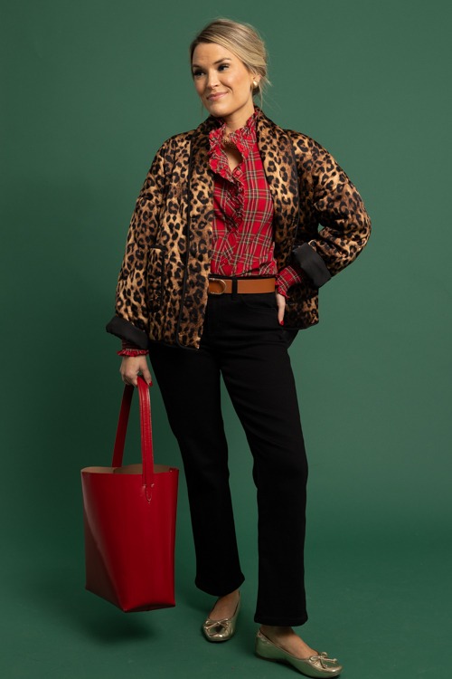 Leopard Open Front Jacket, Taupe - 1118-317.jpg