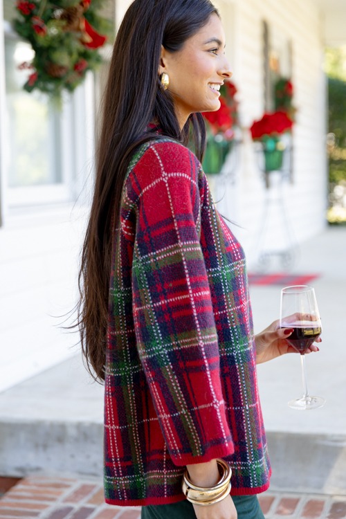 Plaid Mock Neck Sweater, Red - 1118-33.jpg