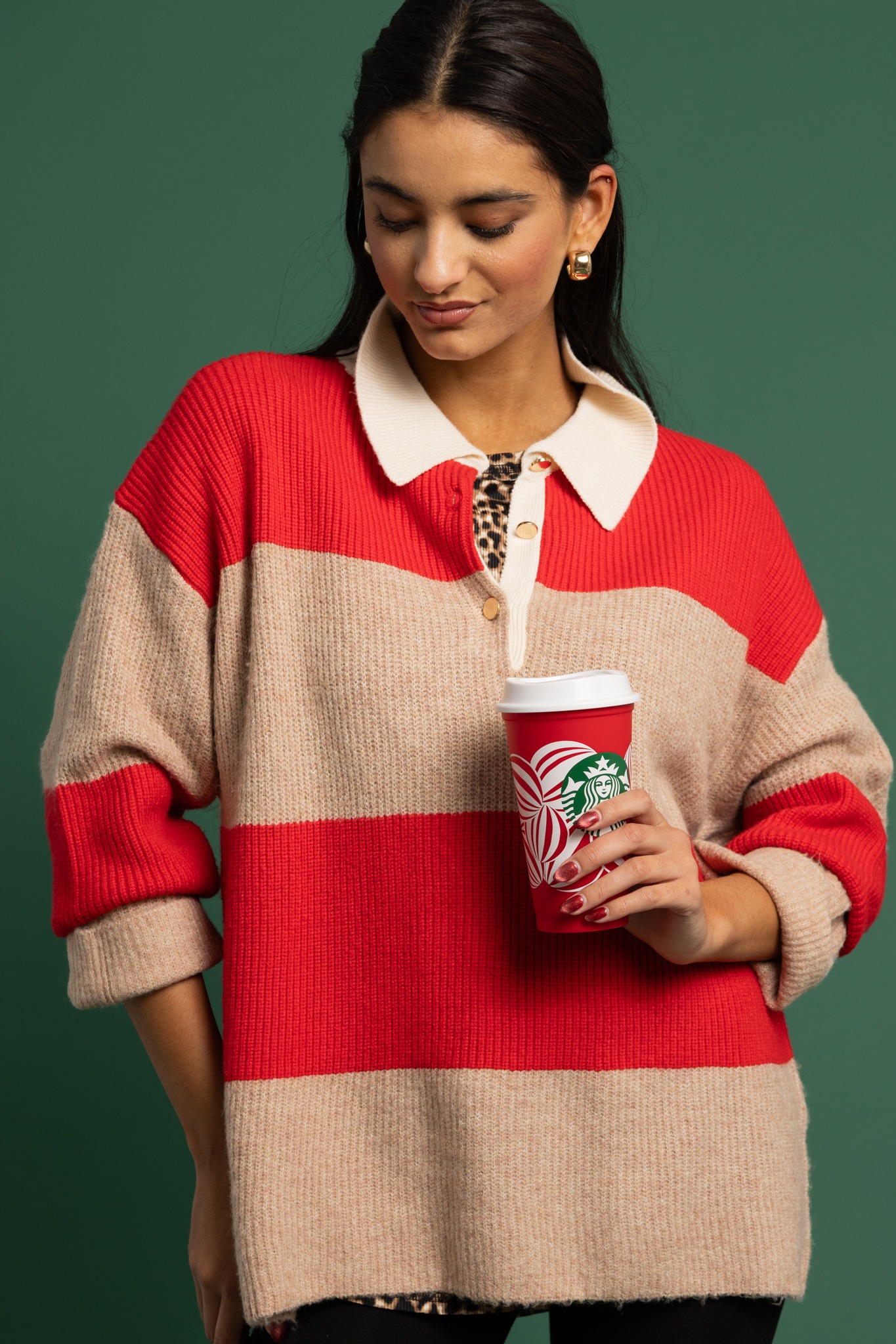 Rib Knit Leopard Tee, Mocha - 1118-350p.jpg