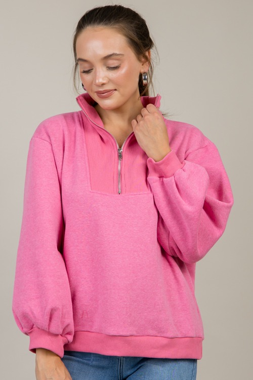 Cuddle Bug Half Zip, Pink - 1118-92.jpg