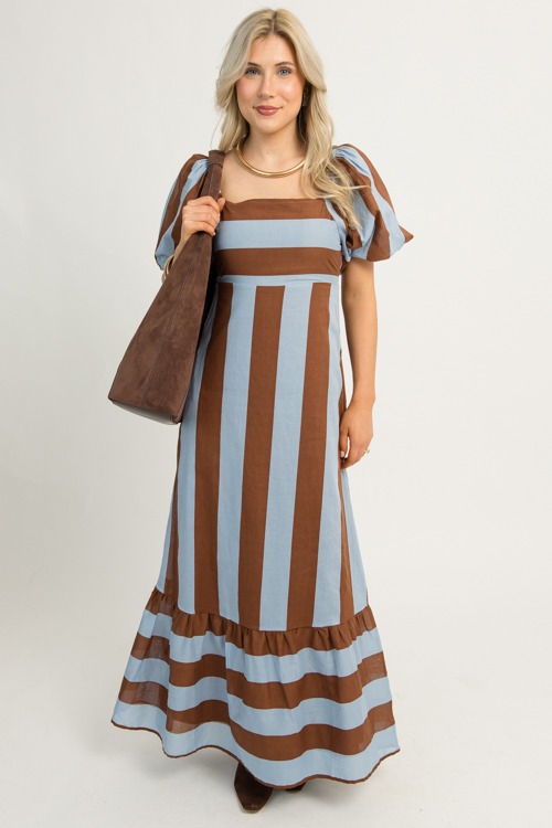 Evie Stripe Maxi, Brown Blue - 1119-127.jpg