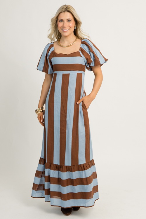 Evie Stripe Maxi, Brown Blue - 1119-128.jpg