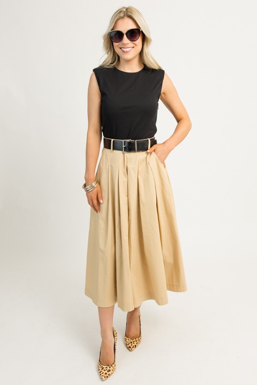 Colorblock Belted Midi, Black - 1119-157.jpg